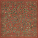 Antique Floral Coronation floor mat