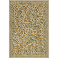 Antique Floral A Lane of Yellow floor mat