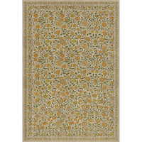 Antique Floral A Lane of Yellow floor mat