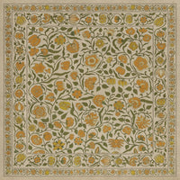 Antique Floral A Lane of Yellow floor mat