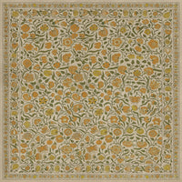 Antique Floral A Lane of Yellow floor mat