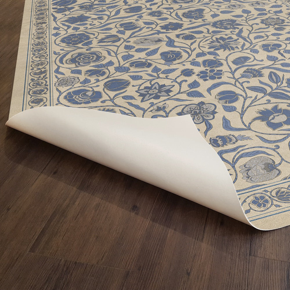 Antique Floral A Solemn Soul floor mat
