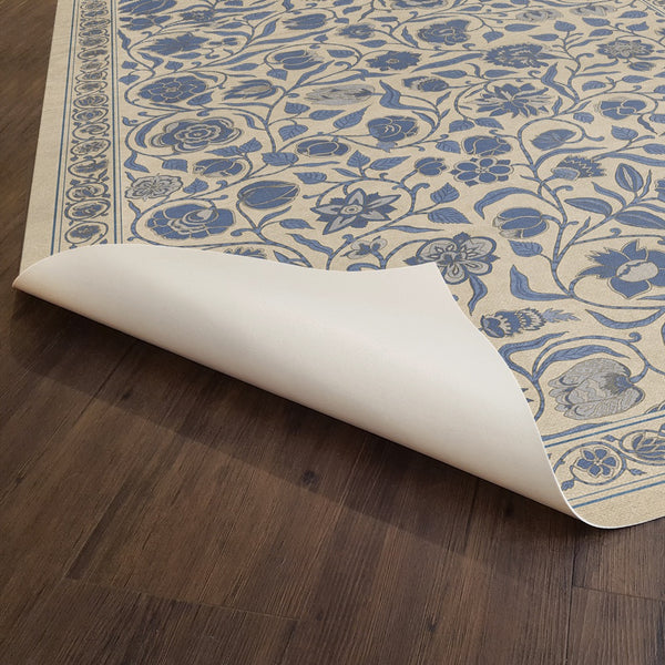 Antique Floral A Solemn Soul floor mat
