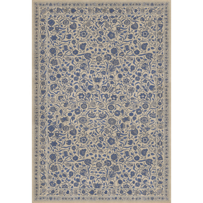 Antique Floral A Solemn Soul floor mat