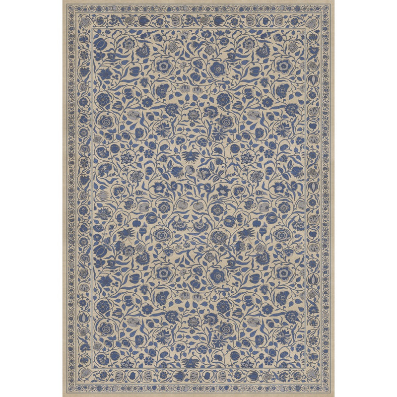 Antique Floral A Solemn Soul floor mat