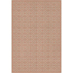 vintage vinyl floor mat tan coral