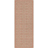 vintage vinyl floor mat tan coral