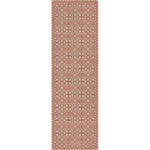 vintage vinyl floor mat tan coral