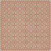 vintage vinyl floor mat tan coral