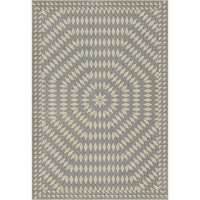 tan gray neutral sunburst vinyl floor mat