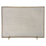 fire screen gold mesh gold knob + detail