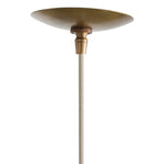 pendant light vintage brass iron iridescent smoke glass shade