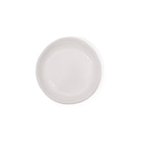 cream double line melamine pasta serving bowl