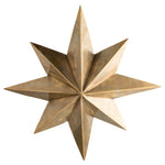 eight point star pendant light antique brass gold round mount