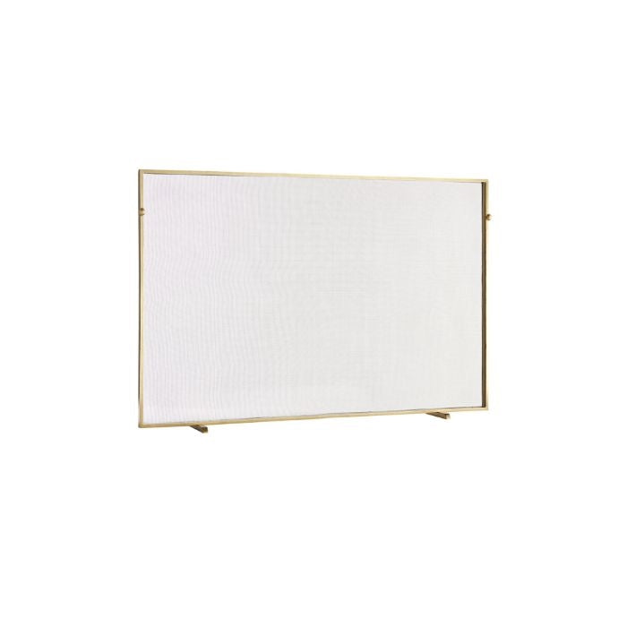 firescreen large antique brass modern