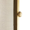 firescreen large antique brass modern