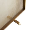 firescreen large antique brass modern