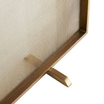 firescreen large antique brass modern