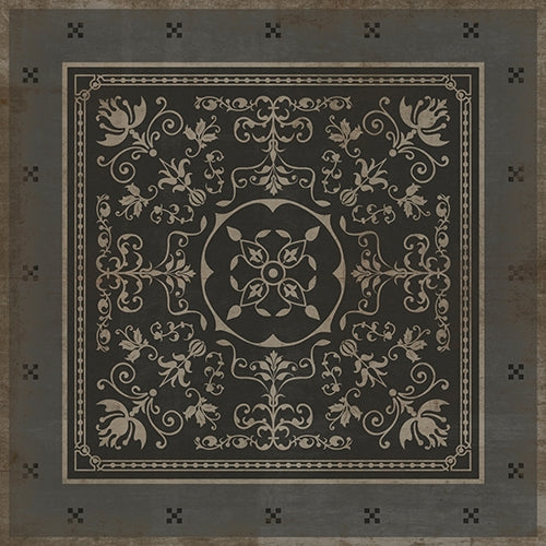 Designer Spicher & Company Pattern 22 Constantine Vinyl Floorcloth | BSEID