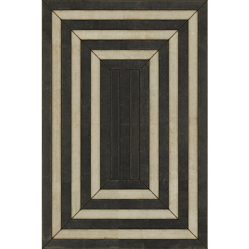 Luxury Designer Spicher & Company Pattern 30 Shang Vinyl Floorcloth