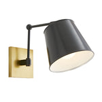 wall sconce brass bronze contemporary adjustable