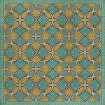 Spicher & Company Pattern 25 Augustus Vinyl Floorcloth - USA-Made Rug | BSEID