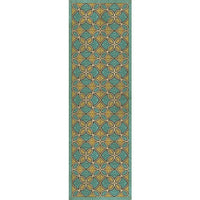 Spicher & Company Pattern 25 Augustus Vinyl Floorcloth - USA-Made Rug | BSEID