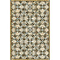 Luxury Designer Spicher & Company Pattern 25 Gustav Vinyl Floorcloth