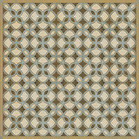 Luxury Designer Spicher & Company Pattern 25 Gustav Vinyl Floorcloth