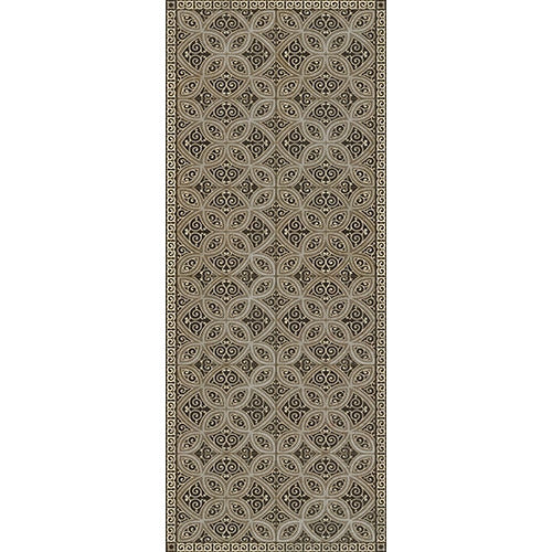 Luxury Designer Spicher & Company Pattern 25 Meiji Vinyl Floorcloth
