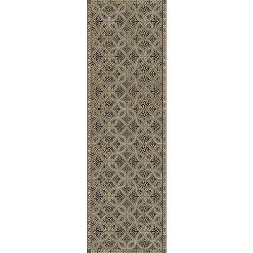 Luxury Designer Spicher & Company Pattern 25 Meiji Vinyl Floorcloth