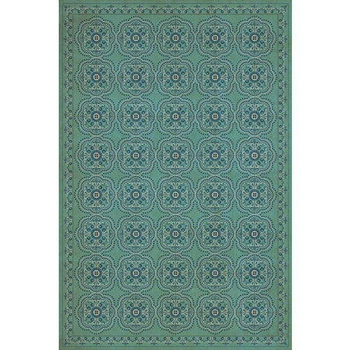 Pattern 28 A Tranquil Heart Vinyl Floorcloth