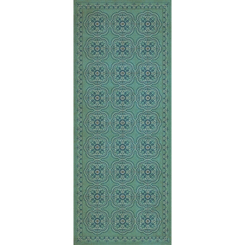 Pattern 28 A Tranquil Heart Vinyl Floorcloth