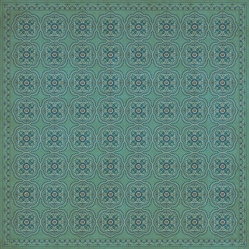 Pattern 28 A Tranquil Heart Vinyl Floorcloth
