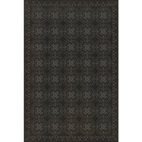 Designer Spicher & Company Pattern 28 Dark & Deep Vinyl Floorcloth | BSEID