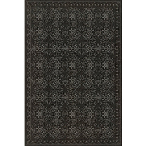 Designer Spicher & Company Pattern 28 Dark & Deep Vinyl Floorcloth | BSEID