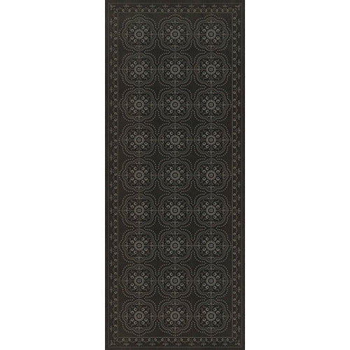 Designer Spicher & Company Pattern 28 Dark & Deep Vinyl Floorcloth | BSEID