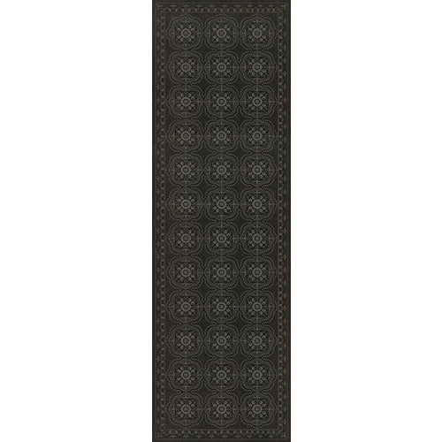 Designer Spicher & Company Pattern 28 Dark & Deep Vinyl Floorcloth | BSEID