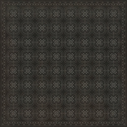 Designer Spicher & Company Pattern 28 Dark & Deep Vinyl Floorcloth | BSEID