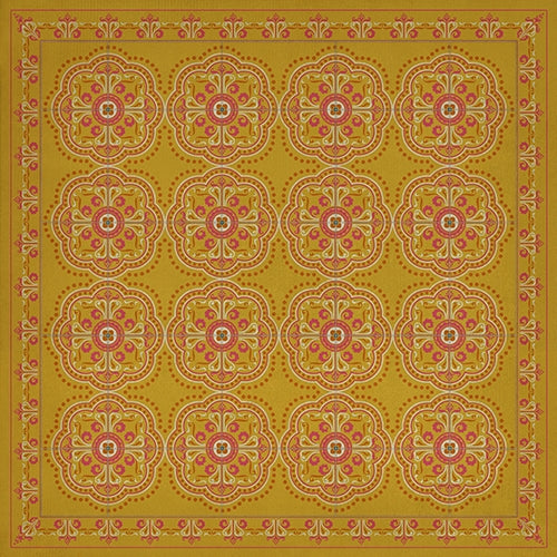 Spicher & Company Pattern 28 Good Morning Sunshine Vinyl Floorcloth