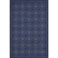 Spicher & Company Pattern 28 Indigo Bandana Vinyl Floorcloth