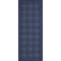 Spicher & Company Pattern 28 Indigo Bandana Vinyl Floorcloth