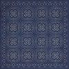 Spicher & Company Pattern 28 Indigo Bandana Vinyl Floorcloth