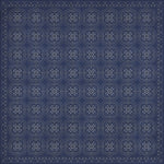 Spicher & Company Pattern 28 Indigo Bandana Vinyl Floorcloth