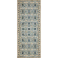 Pattern 28 It is Delightful to Tell It Vinyl Floorcloth