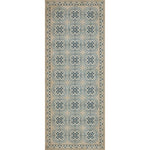 Pattern 28 It is Delightful to Tell It Vinyl Floorcloth