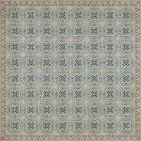 Pattern 28 It is Delightful to Tell It Vinyl Floorcloth