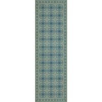 Spicher & Company Pattern 28 Quietude Vinyl Floorcloth - USA-Made Rug | BSEID