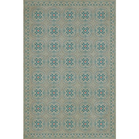 Spicher & Company Pattern 28 Serenity Vinyl Floorcloth - USA-Made Rug | BSEID