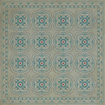 Spicher & Company Pattern 28 Serenity Vinyl Floorcloth - USA-Made Rug | BSEID